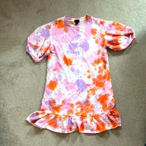 Scoop sweatshirt dress